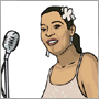 portrait billie holiday