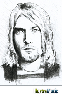 portrait Kurt Cobain