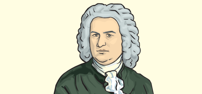 dessin bach portrait bach
