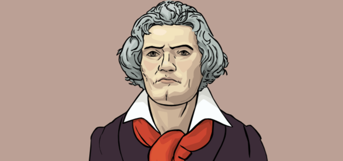 dessin beethoven portrait beethoven