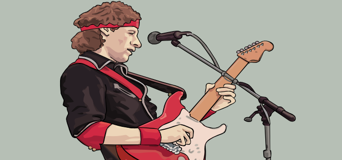 dessin dire straits portrait mark knopfler