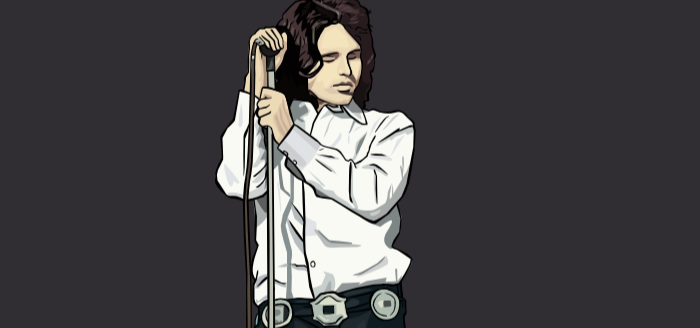 dessin morrison doors portrait jim morrison