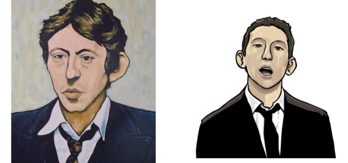 dessin gainsbourg portrait serge gainsbourg