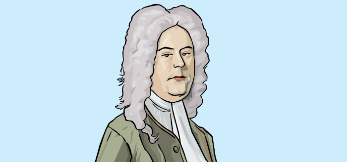 dessin haendel portrait haendel