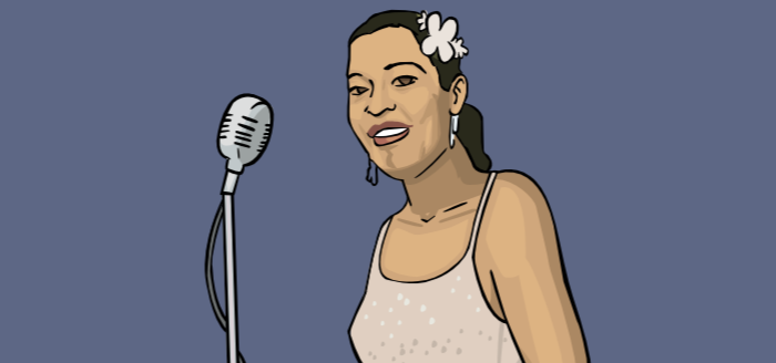 portrait billie holiday