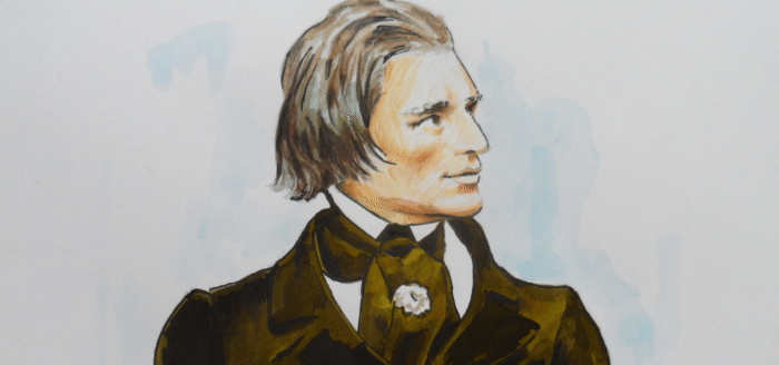 dessin liszt portrait liszt