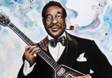 albert king guitare illustration