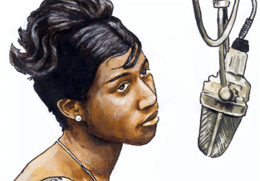 portrait aretha franklin