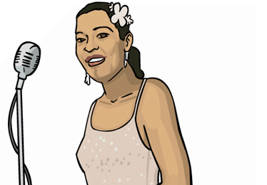 billie holiday illustration