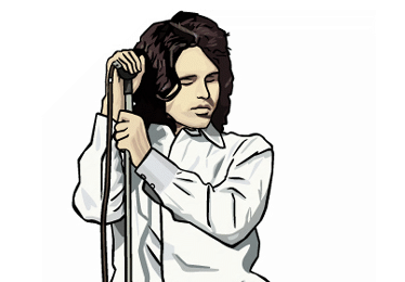 portrait jim morrison