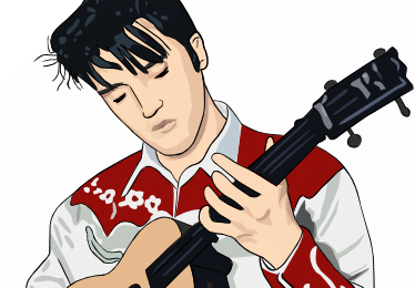 dessin elvis