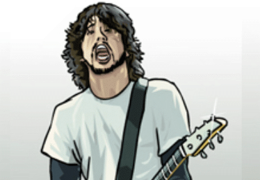 dessin foo fighters