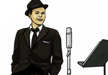 dessin frank sinatra