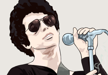 dessin lou reed