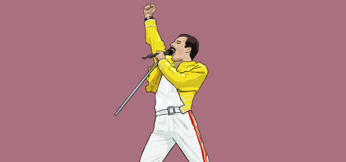 dessin queen freddie mercury